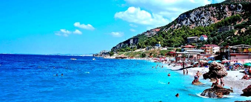 Jonufer beach in Albania
