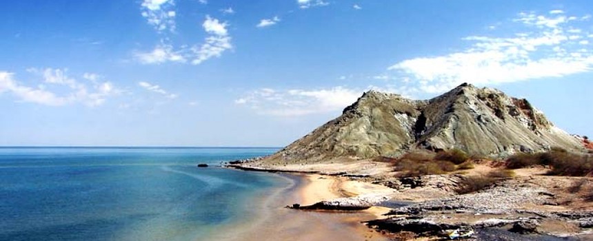 Khezr Beach in Iran