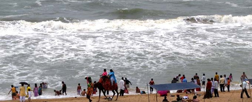 Puri Beach in Orissa