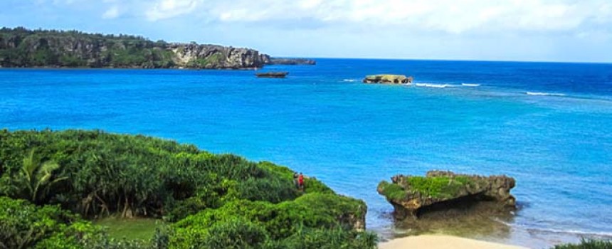 Okinawa Island in Japan