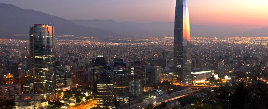 Santiago de Chile at night