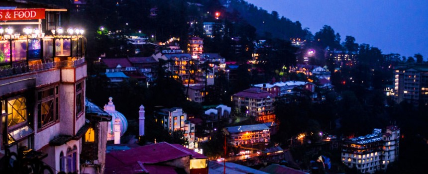 View of Shimla At Dawn