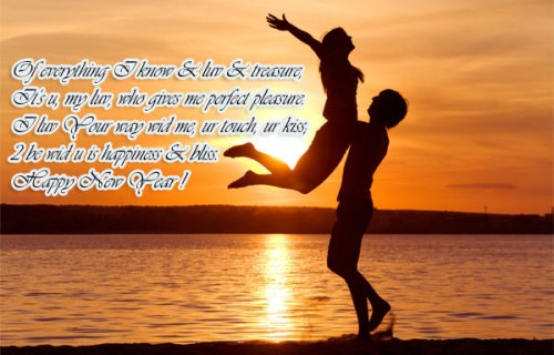 New Year Romantic Quotes and Greetings