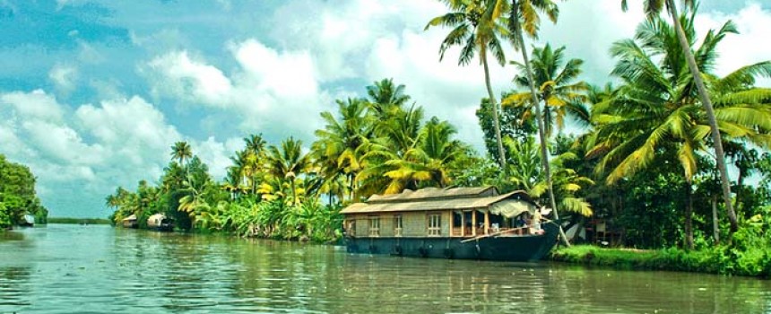 Alleppey Backwaters in Kerala