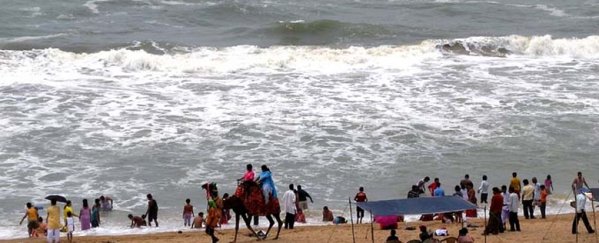 Puri Beach in Orissa